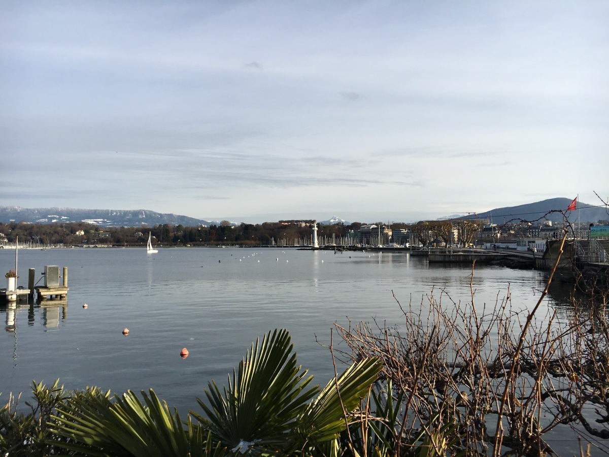 Winter in Genf
